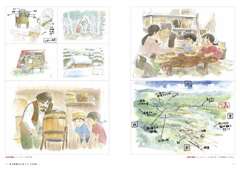 「『なつぞら』のアニメーション資料集［劇中アニメ・小道具編］」中面