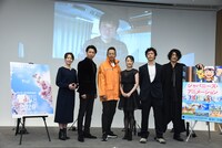 「酒井一圭 Presents スーパー戦隊サプライズフェスティバル in TIFF『「救急戦隊ゴーゴーファイブVSギンガマン』上映」トークイベントの様子。