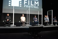 トークイベント「マスタークラス スーパー戦隊シリーズの歩み」の様子。