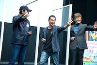 左から渡辺勝也、坂本浩一、白倉伸一郎。