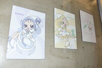 「おジャ魔女どれみカフェ 2020～FRUITS PARLOR～」入り口に通ずる階段の様子。