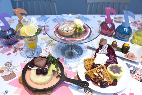 「おジャ魔女どれみカフェ 2020～FRUITS PARLOR～」メニュー一例