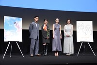 第33回東京国際映画祭の特別招待作品「あのこは貴族」舞台挨拶の様子。