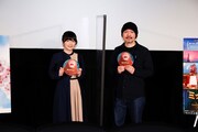 第33回東京国際映画祭「ミッシング・リンク 英国紳士と秘密の相棒」トークイベントにて、左から香川愛生、楠野一郎。