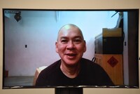 オンラインで参加したツァイ・ミンリャン。