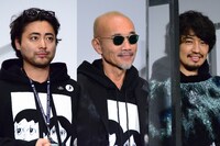 第33回東京国際映画祭における「ゾッキ」Q&Aの様子。左から山田孝之、竹中直人、齊藤工。