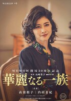 「華麗なる一族」キャラクタービジュアル。内田有紀演じる高須相子。
