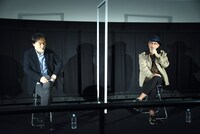 左から黒沢清、青山真治。