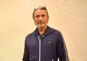 2019年に来日した際のマッツ・ミケルセン。