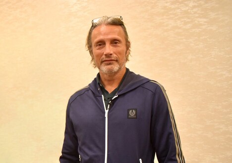 2019年に来日した際のマッツ・ミケルセン。