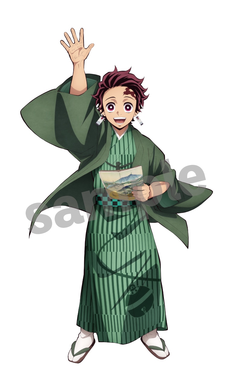 竈門炭治郎の描き下ろしイラスト。