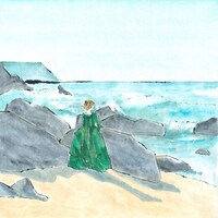 神崎遥の描き下ろしイラスト。