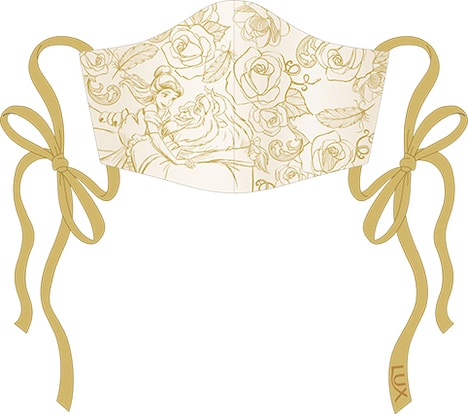 商品の購入者を対象としたキャンペーンでプレゼントされる「美女と野獣」限定オリジナルマスク。 (c)Disney