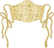 商品の購入者を対象としたキャンペーンでプレゼントされる「美女と野獣」限定オリジナルマスク。 (c)Disney