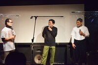 左から伊神忠聡、折笠慎也、後藤剛範。