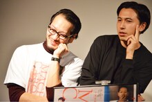 左から伊神忠聡、折笠慎也。