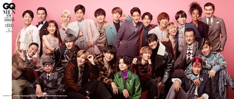 「GQ MEN OF THE YEAR 2020」の受賞者。