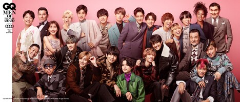 「GQ MEN OF THE YEAR 2020」の受賞者。