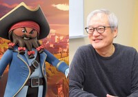 左からブラッドボーンズ、大塚芳忠。