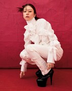 「このブランドの製図がみたい！ ケイスケヨシダとつくるリボンシャツ」より。（撮影：大野隼男）