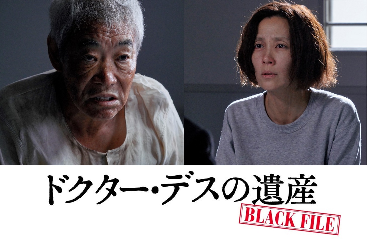 左から柄本明演じる寺町亘輝、木村佳乃演じる雛森めぐみ。