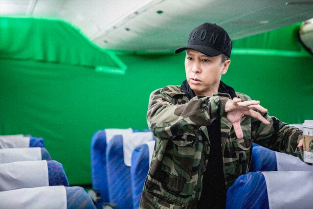 「燃えよデブゴン／TOKYO MISSION」メイキング写真より、ドニー・イェン。(c)2020 MEGA-VISION PROJECT WORKSHOP LIMITED.ALL RIGHTS RESERVED.