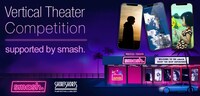 SSFF & ASIA「バーティカルシアター部門 supported by smash.」ビジュアル（英語）