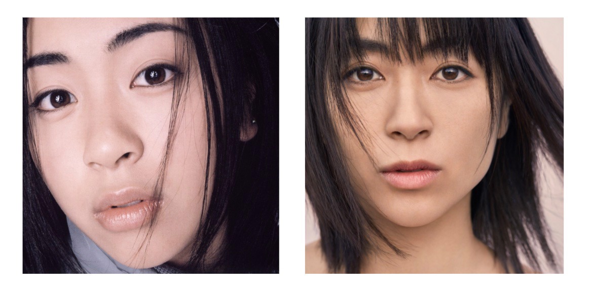 左から「First Love」ジャケット、「初恋」ジャケット。