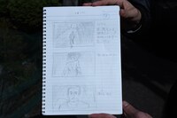 和泉聖治による絵コンテの一部。