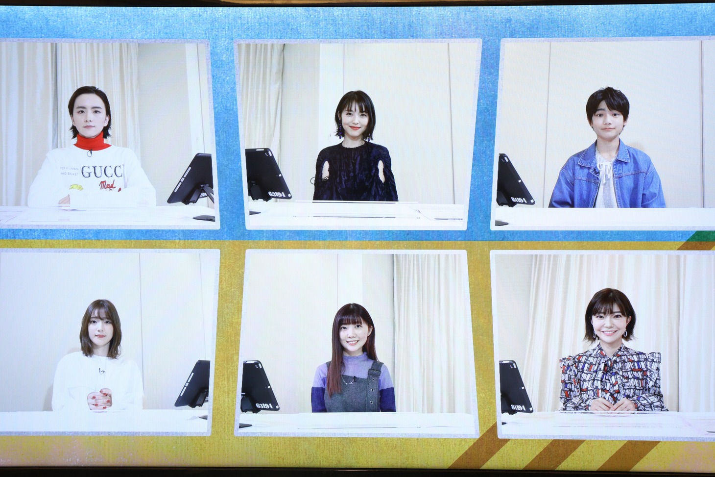 「約束のネバーランド」オンラインイベントの様子。