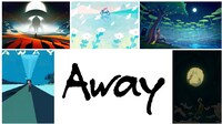 木内達朗、みっちぇ、宮下和、hiko、Wabokuが描き下ろした「Away」のイラスト。