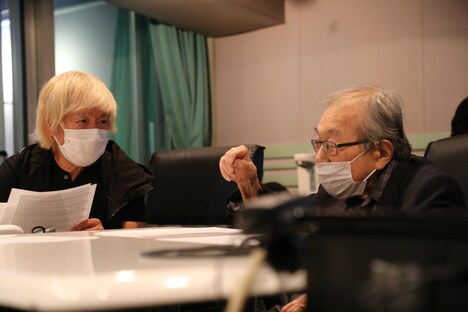 左から串田アキラ、渡辺宙明。