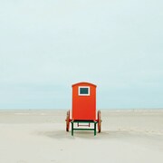 移動更衣室（ドイツ・ボルクム島）