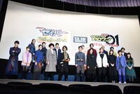 「劇場短編 仮面ライダーセイバー 不死鳥の剣士と破滅の本」「劇場版 仮面ライダーゼロワン REAL×TIME」完成報告会の様子。