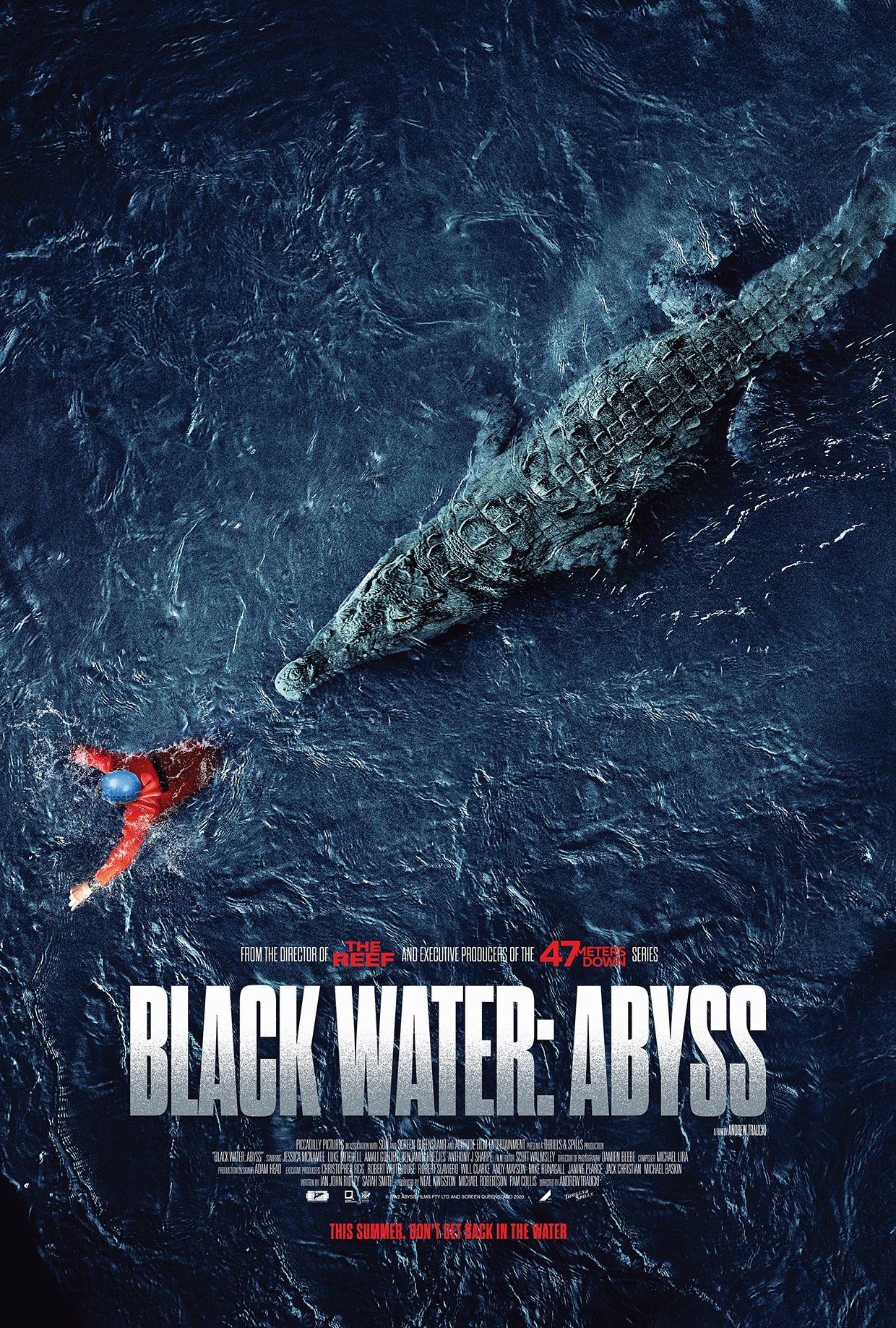 「ブラック・クローラー」海外版ビジュアル (c)2019 BW2 ABYSS HOLDINGS PTY LTD AND SCREEN QUEENSLAND PTY LTD All rights reserved.