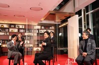 「新解釈・三國志」公開前夜祭オンラインイベントの様子。