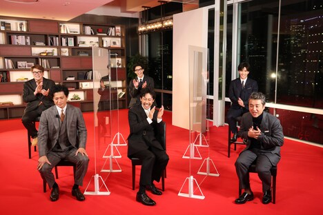 「新解釈・三國志」公開前夜祭オンラインイベントの様子。