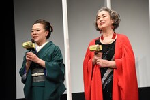 左から柴田理恵、左時枝。