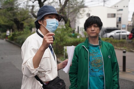 「夜明け」メイキング写真