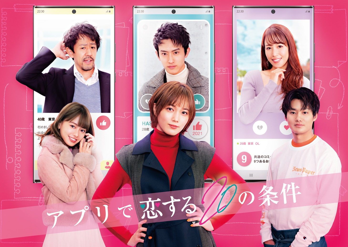 「アプリで恋する20の条件」ビジュアル