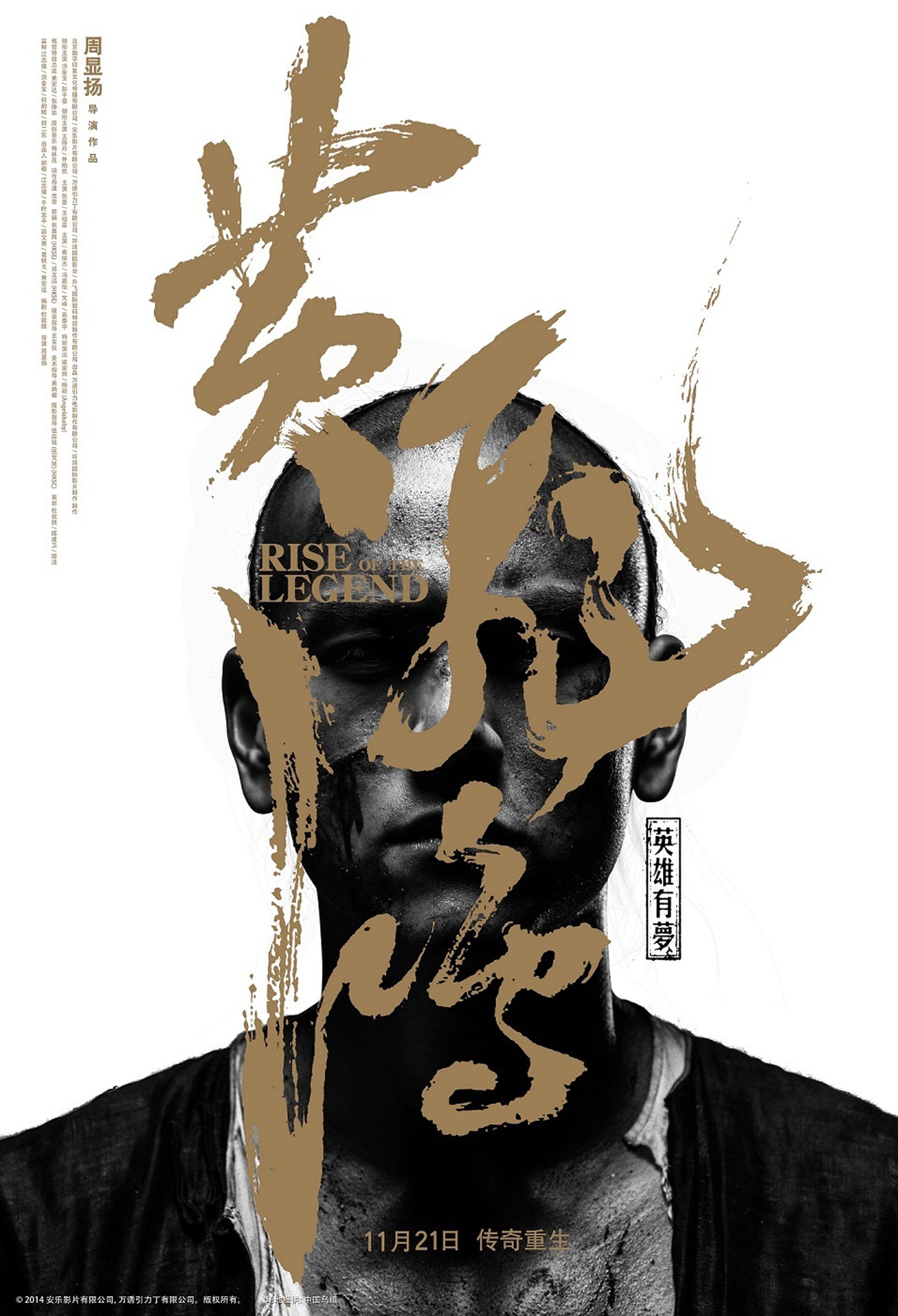 「ライズ・オブ・ザ・レジェンド ～炎虎乱舞～」ポスタービジュアル