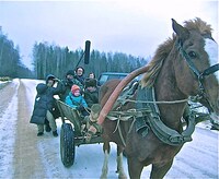 「カリーナの林檎～チェルノブイリの森～」メイキング写真