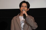 「映画 えんとつ町のプペル」試写会に登壇した藤森慎吾。