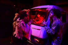 磯村勇斗が「新感染半島 ファイナル・ステージ」トークイベントに参加した際の様子。