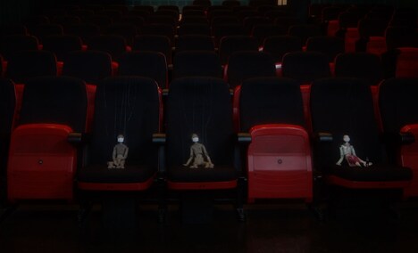 ポレポレ東中野が主導で制作した幕前映像より。