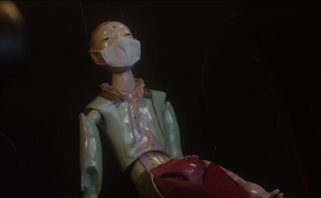 ポレポレ東中野が主導で制作した幕前映像より。