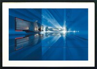 「モビラージュ・アライバル 画集『オブラゴン』カバーアート」（ハーフサイズ税込8万8000円、原寸サイズ税込16万5000円） (c)Syd Mead, Inc.