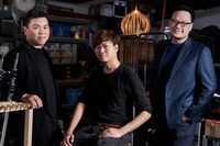 左からアンドリュー・チョイ、チャン・ジーウン、ピーター・ヤム。