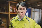 じろう演じる宅配屋のまいど様。