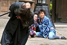 福本清三（手前）